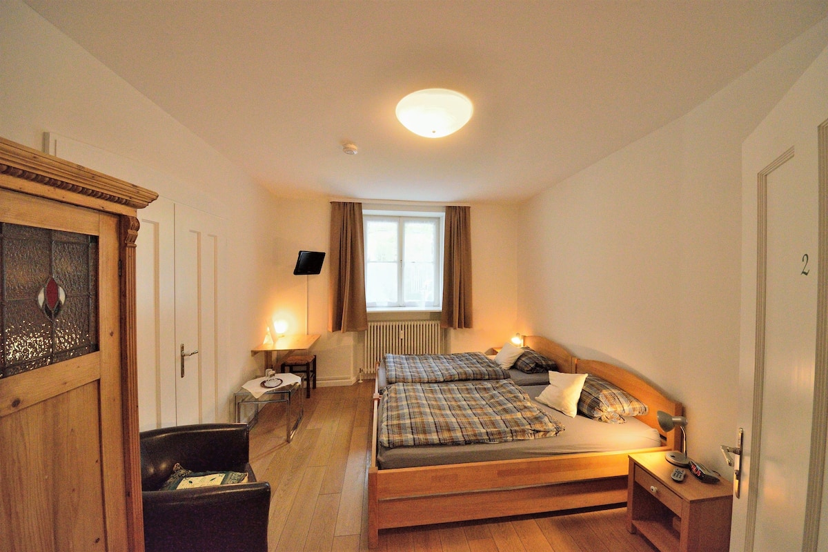 Premium bedding, desk, soundproofing, iron/ironing board
