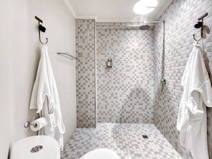 Deluxe Suite 201 / Kitchenette & Sleeper | Bathroom shower - Rouge on Rose Boutique Hotel (Cape Town)