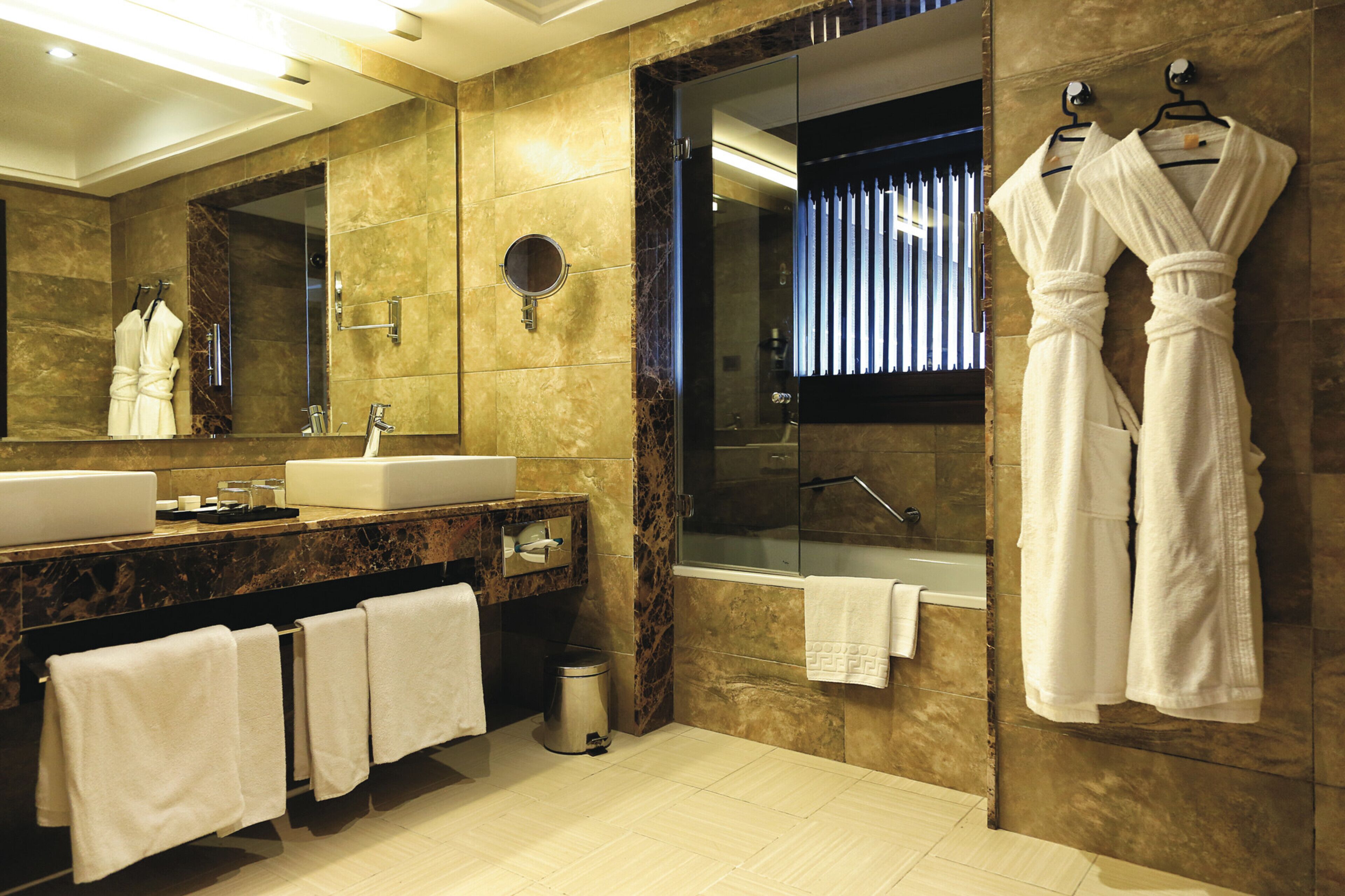 suite, balcony, sea view | bathroom | hair dryer, bidet, towels