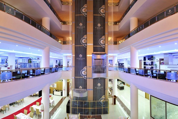 Interior entrance