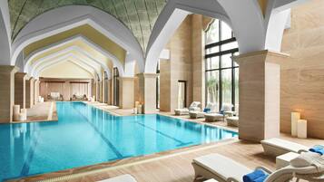 Indoor pool, seasonal outdoor pool