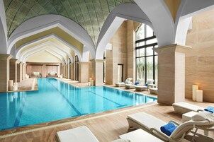 Indoor pool, seasonal outdoor pool