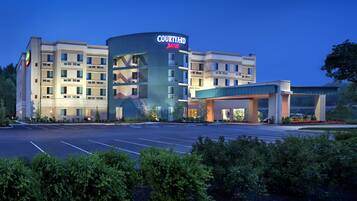 Front of property – evening/night