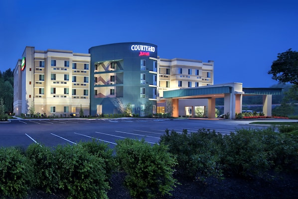 Front of property – evening/night
