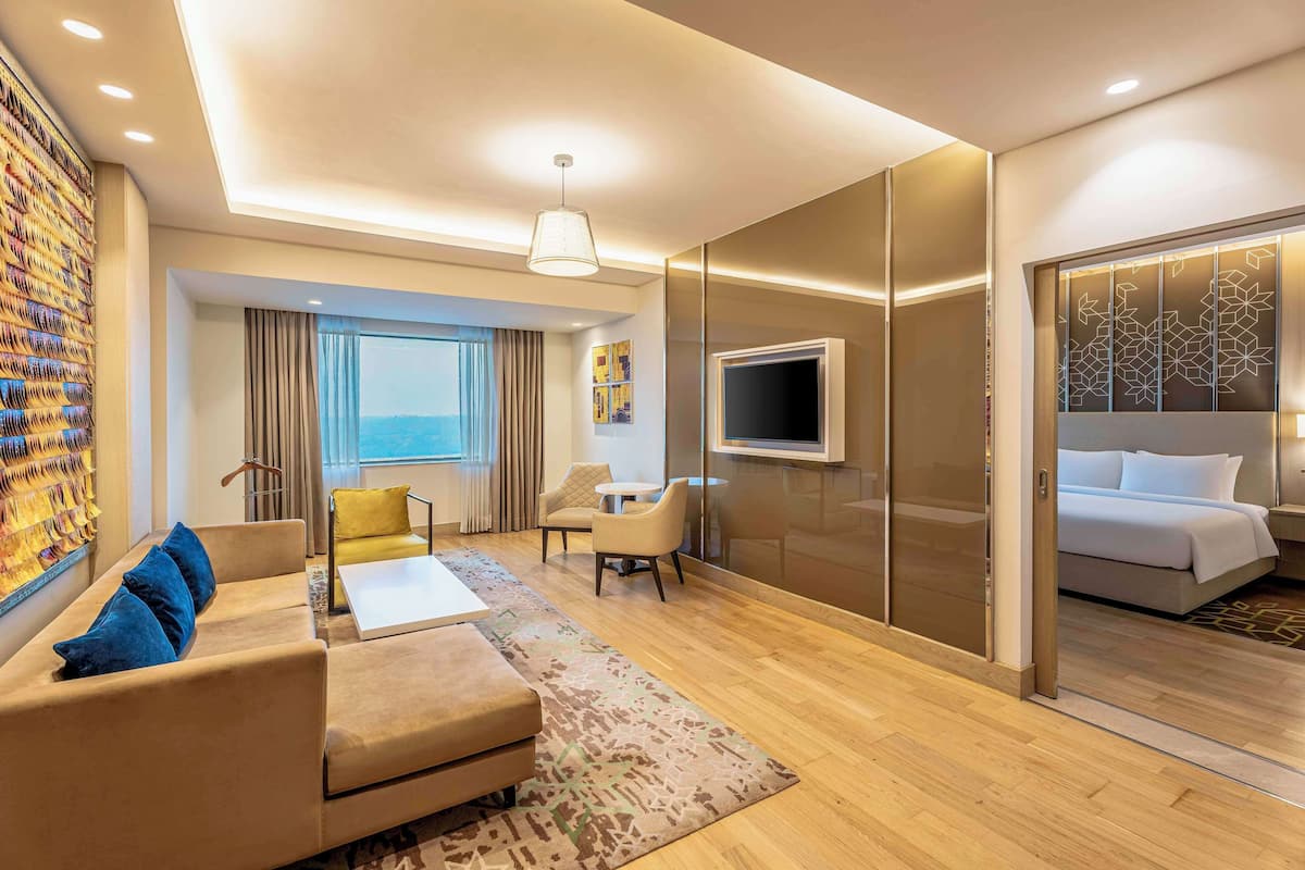 presidential suite | premium bedding, memory-foam beds, minibar, in-room safe