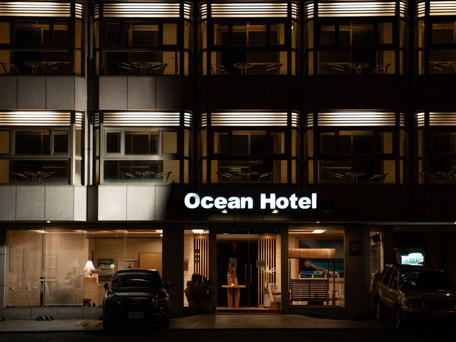 Front of property – evening/night