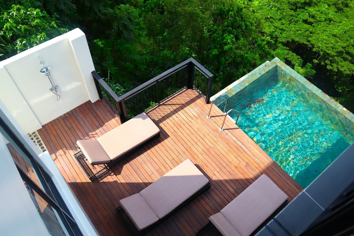 Villa familiale | 1 chambre, minibar, coffre-fort, bureau