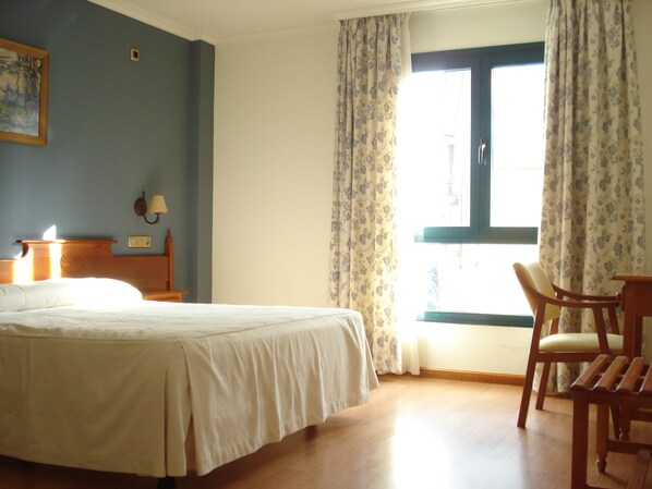 Down duvets, in-room safe, individually decorated