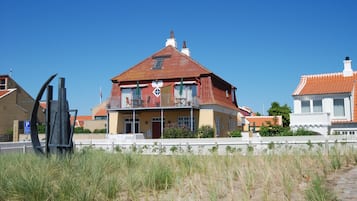 A szálláshely homlokzata