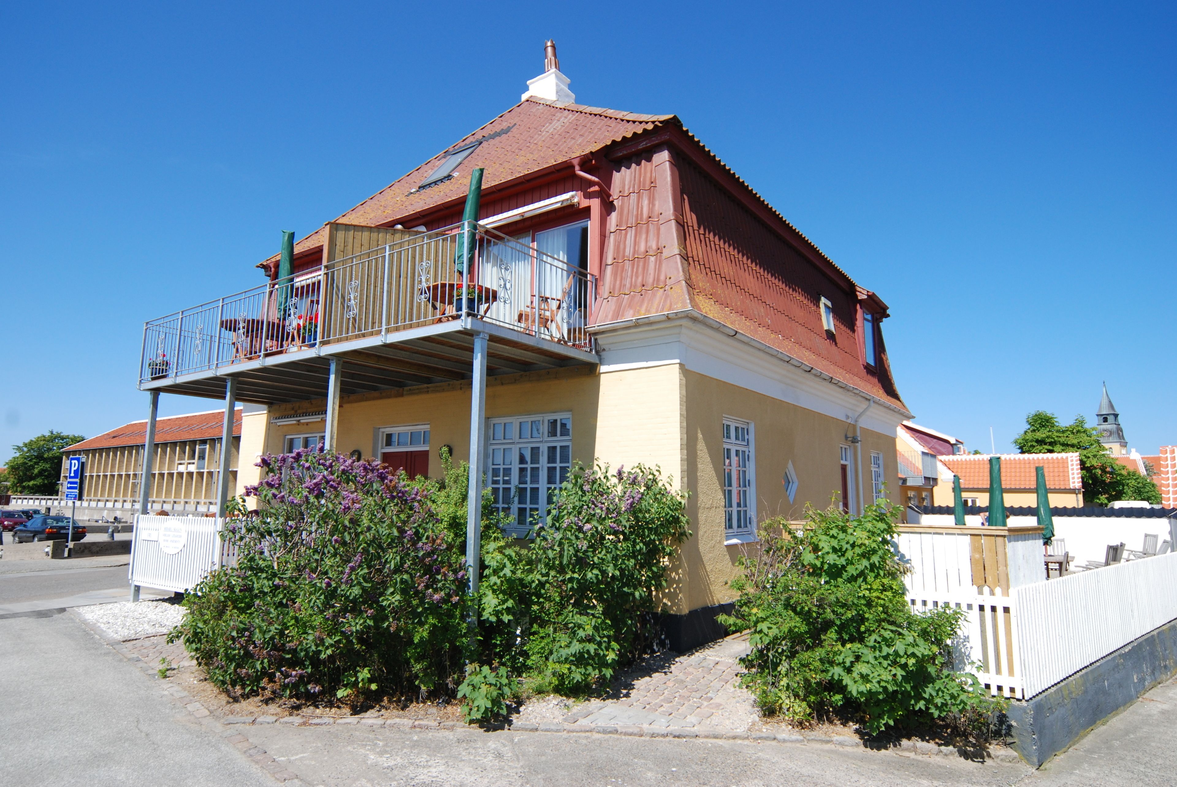 Fassade der Unterkunft