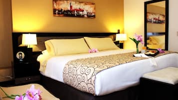 Executive Single Room | Egyptian cotton sheets, hypo-allergenic bedding, Select Comfort beds