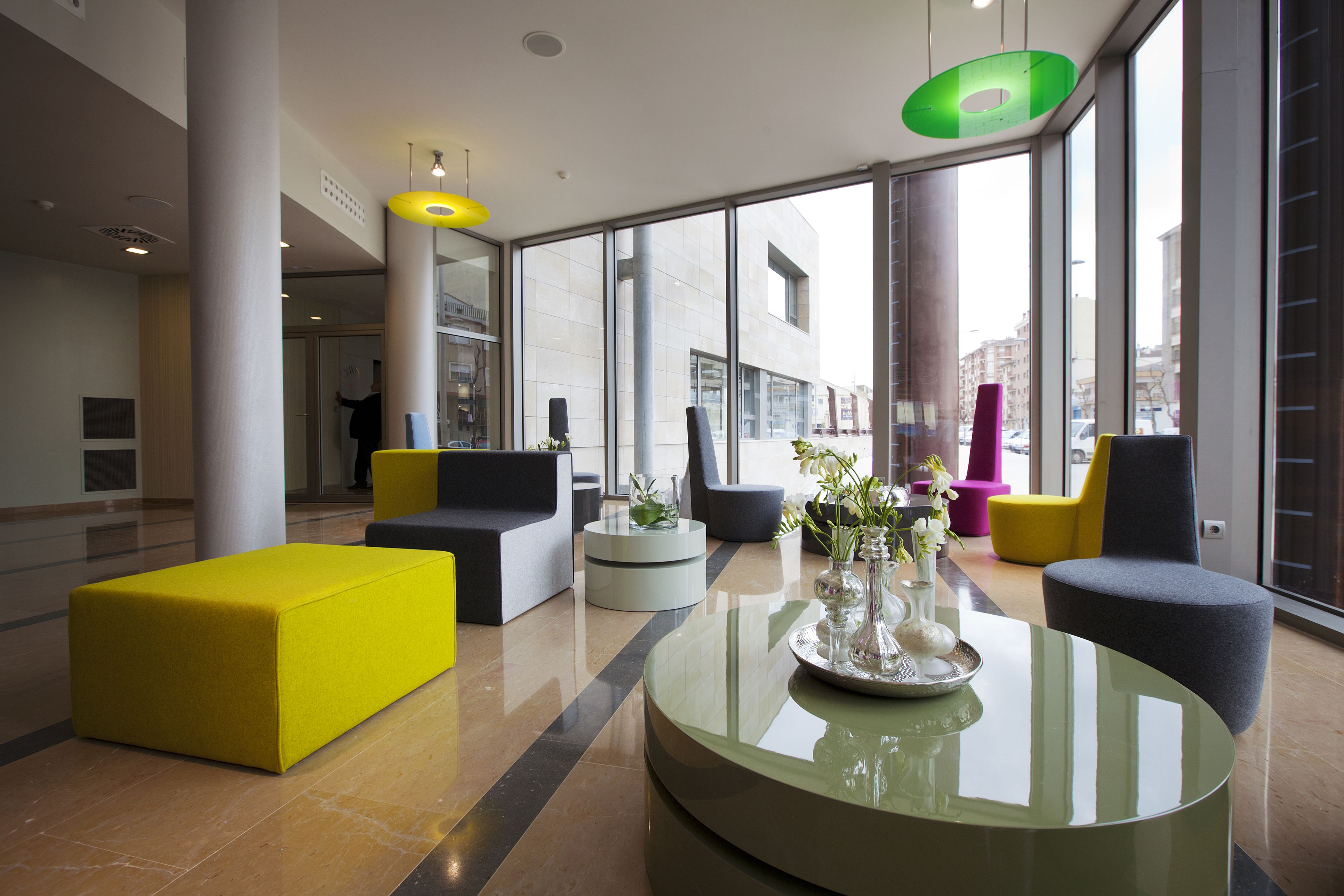 Sala de estar en el lobby