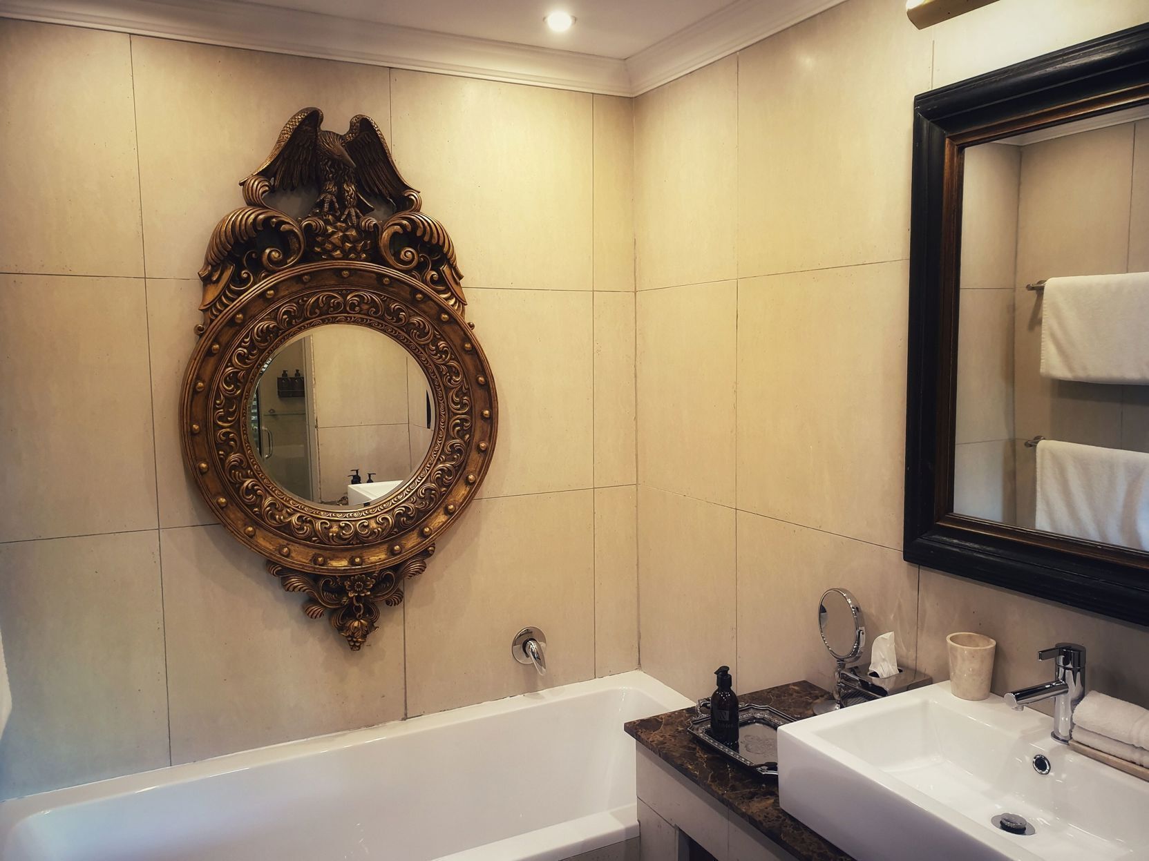 Bathroom | Separate bathtub and shower, deep-soaking bathtub, free toiletries