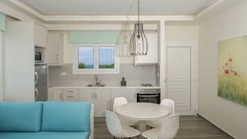 Superior-Apartment, 2 Schlafzimmer | Eigene Küche