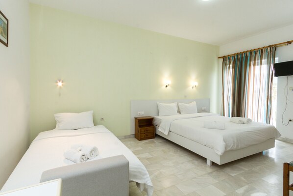 Down duvets, in-room safe, blackout curtains, iron/ironing board