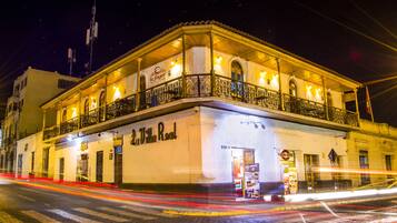 Front of property – evening/night