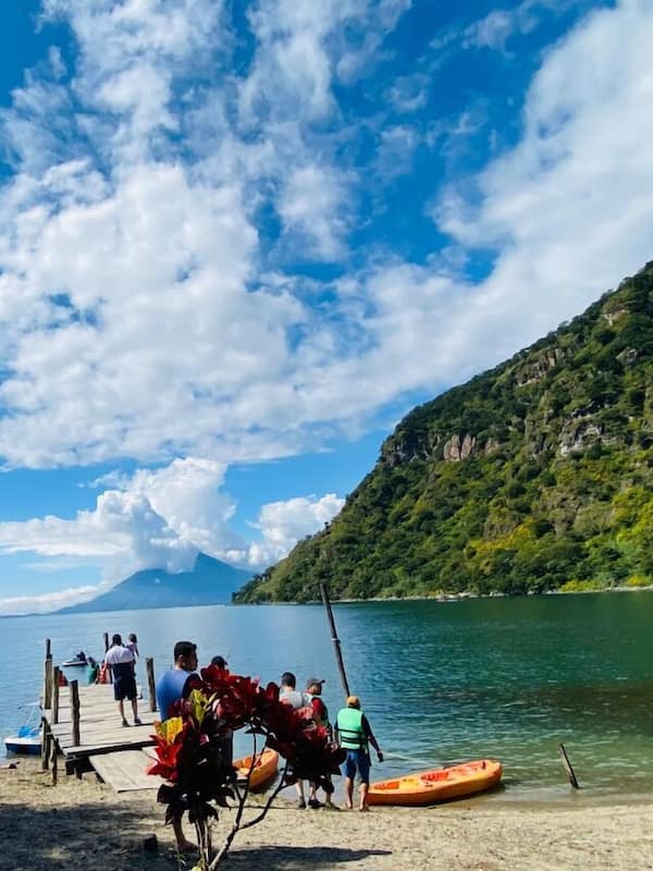 Spiaggia privata, kayak