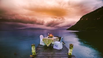 Couples dining