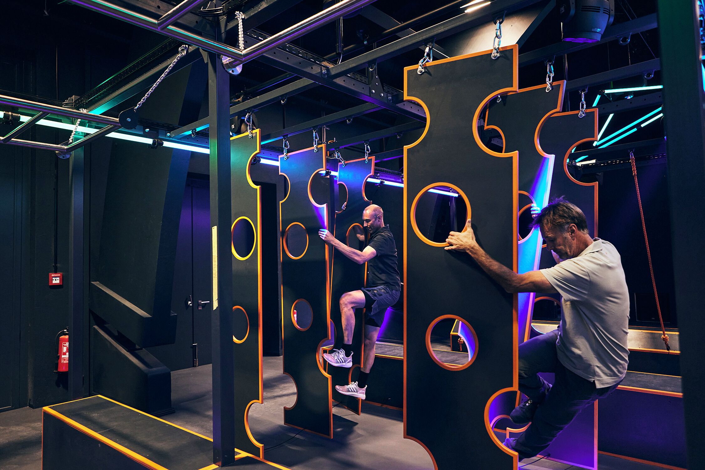 rock climbing wall – indoor