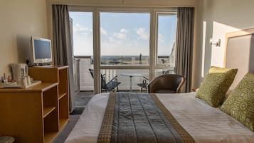 Een strijkplank/strijkijzer, gratis wifi