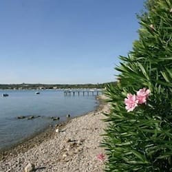Private beach
