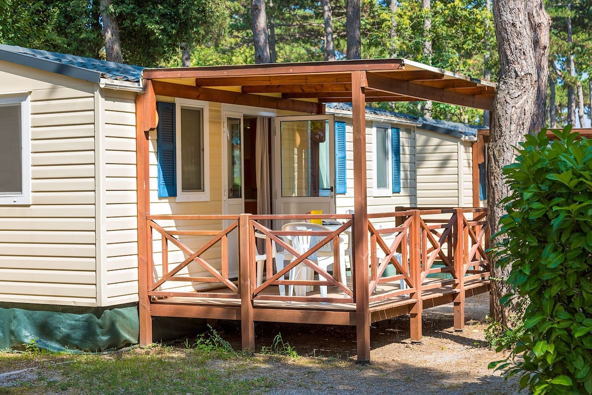 Trailer, 2 quartos | Terraço/pátio