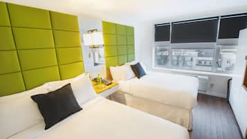 Deluxe Room, 2 Queen Beds | Pillowtop beds, blackout drapes, iron/ironing board, free WiFi