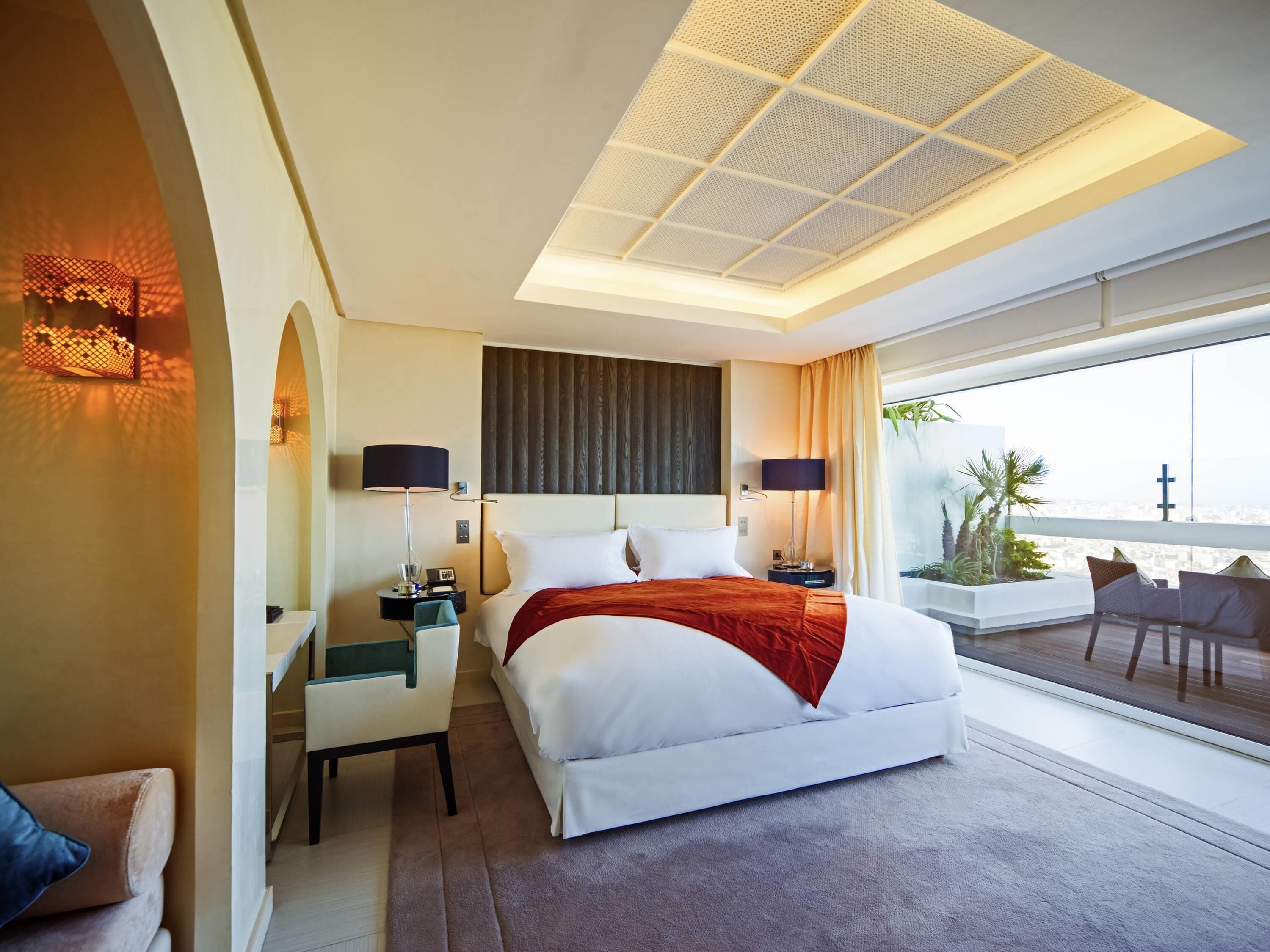 Suite, 1 cama King size (Imperial) | Ropa de cama de alta calidad y minibar 