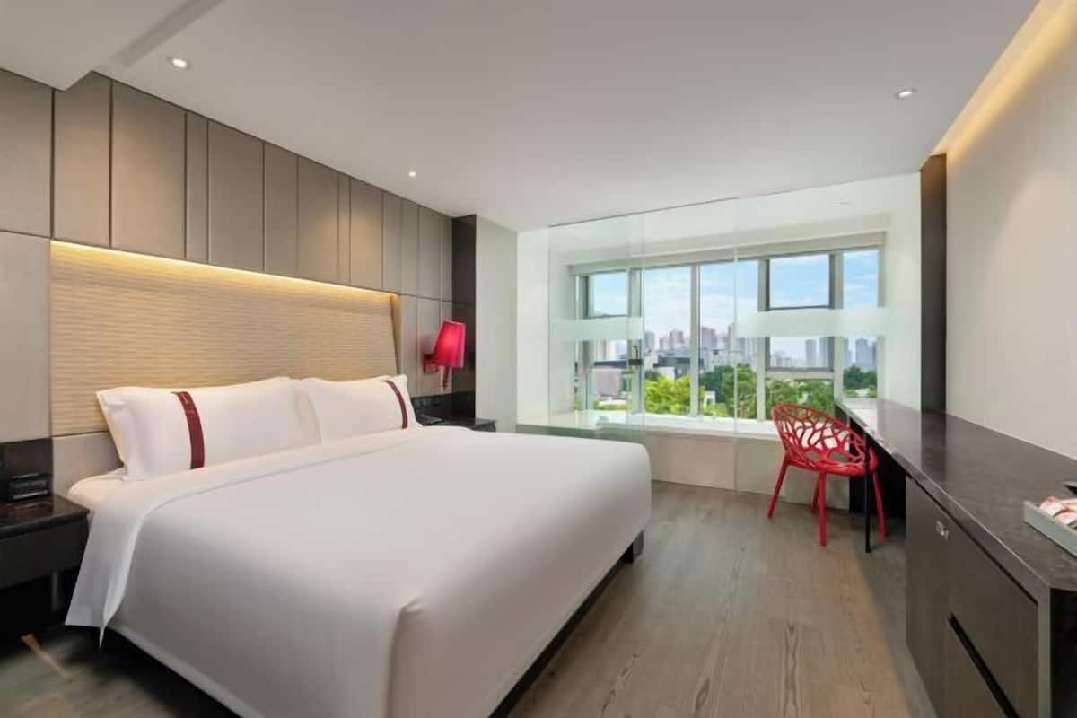1 habitación y ropa de cama de alta calidad
