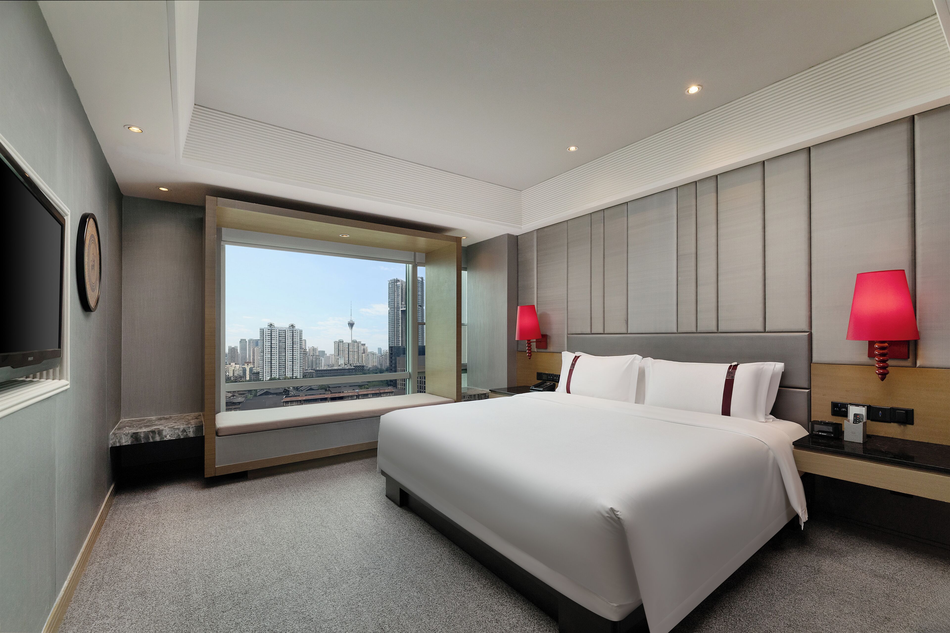 Premium bedding, minibar, in-room safe, soundproofing