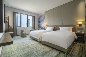 Tower Scene Twin Room | Premium bedding, down comforters, minibar, in-room safe - Guangzhou Victoria Hotel (Zhujiang New Town Branch) (Guangzhou)