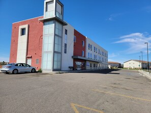 Overnatningsstedets indgangsparti