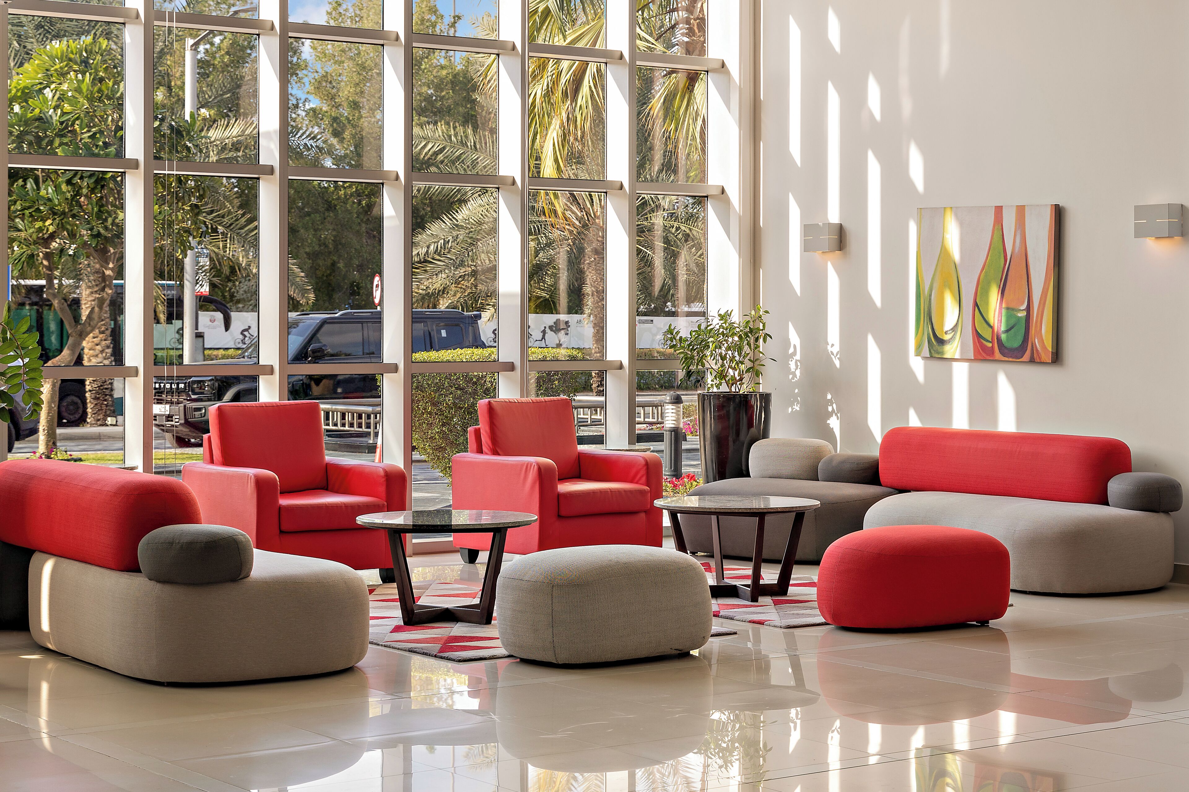 Lobby sitting area