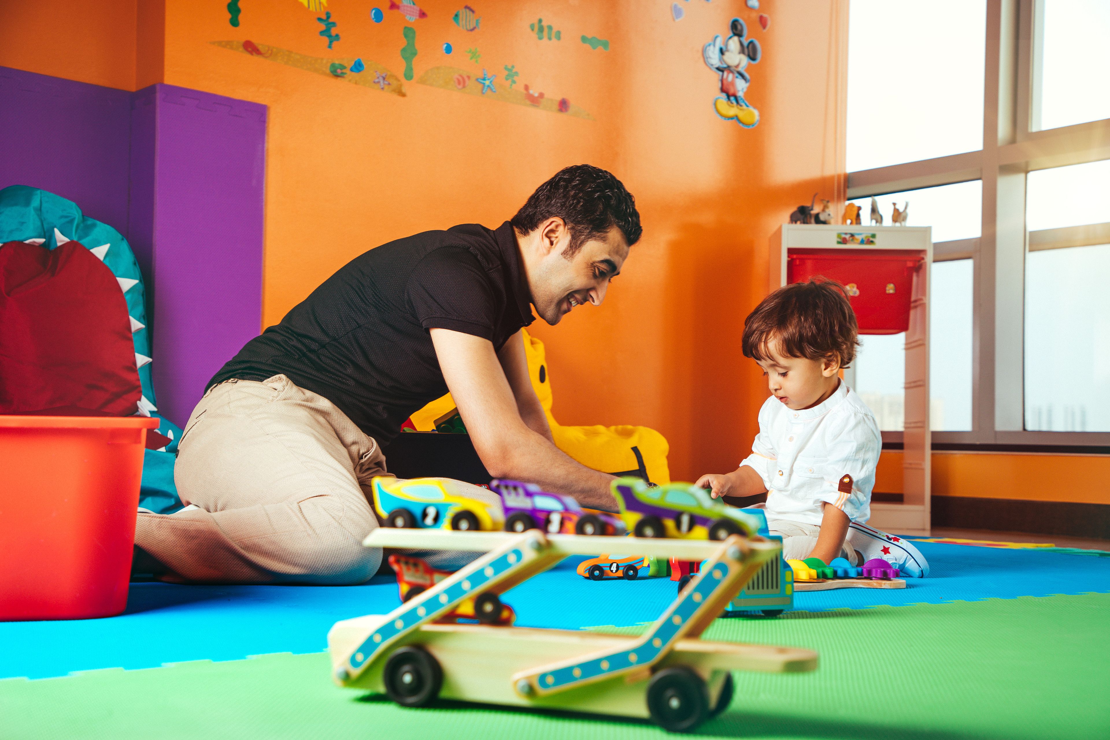 Indendørs legeområde for børn