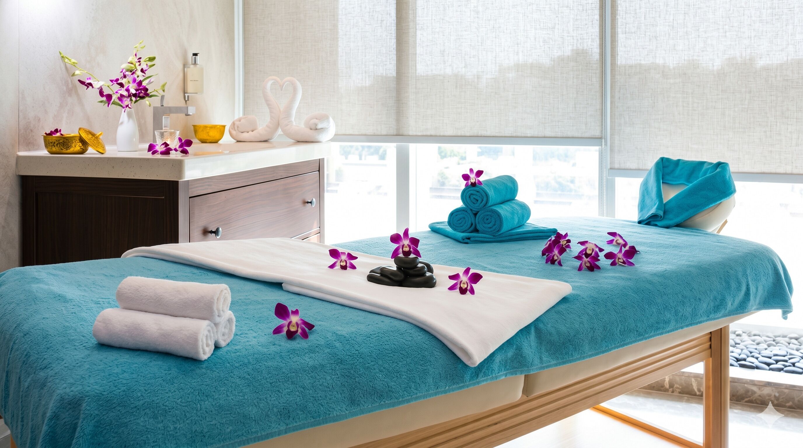 Trị liệu toàn thân, liệu pháp hương thơm, chăm sóc da mặt 