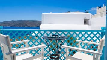 Suite Studio Junior, 1 chambre, vue mer (Htenia) | Terrasse/Patio