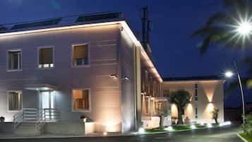Front of property – evening/night