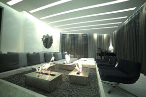 Sitteområde i lobbyen