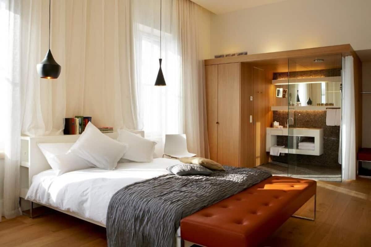 Deluxe Double Room, City View | Minibar, in-room safe, desk, laptop workspace