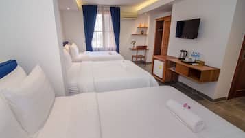 Deluxe Triple Room (Free Airport Pick Up) | 20 bedrooms, minibar, in-room safe, desk