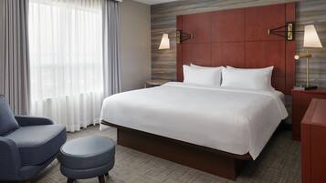 Couette en duvet d'oie, surmatelas, coffres-forts dans les chambres