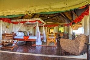 Honeymoon Tent | View from room - Manyara Lake View (Lake Manyara National Park)