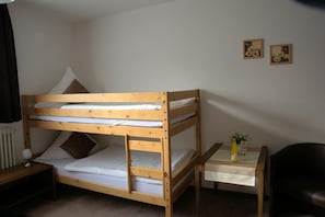 Desk, free cots/infant beds, rollaway beds, free WiFi