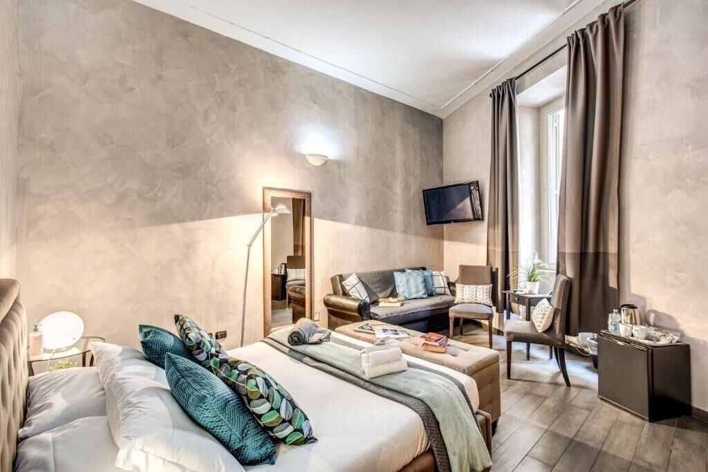 Familie appartement, 2 slaapkamers, 2 badkamers, bijgebouw (Duplex) | Lakens van Egyptisch katoen, luxe beddengoed, donzen dekbedden