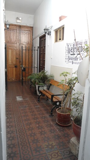 Interior entrance