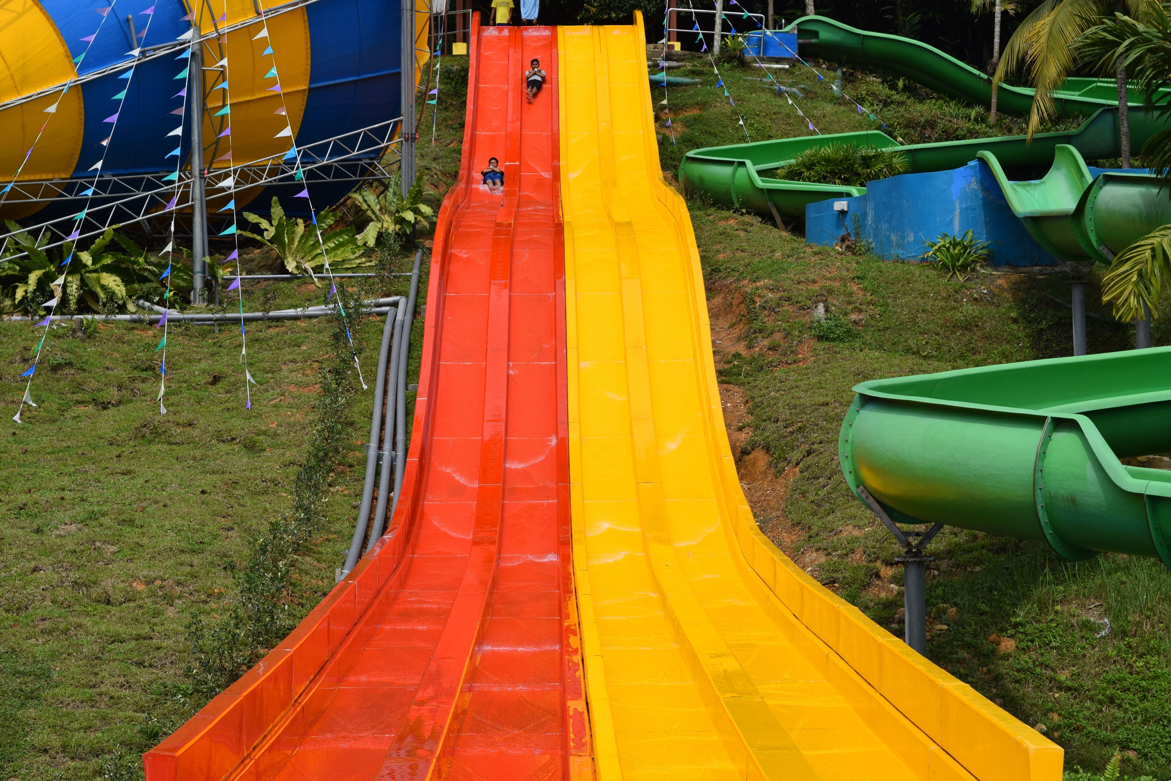 Wasserrutsche