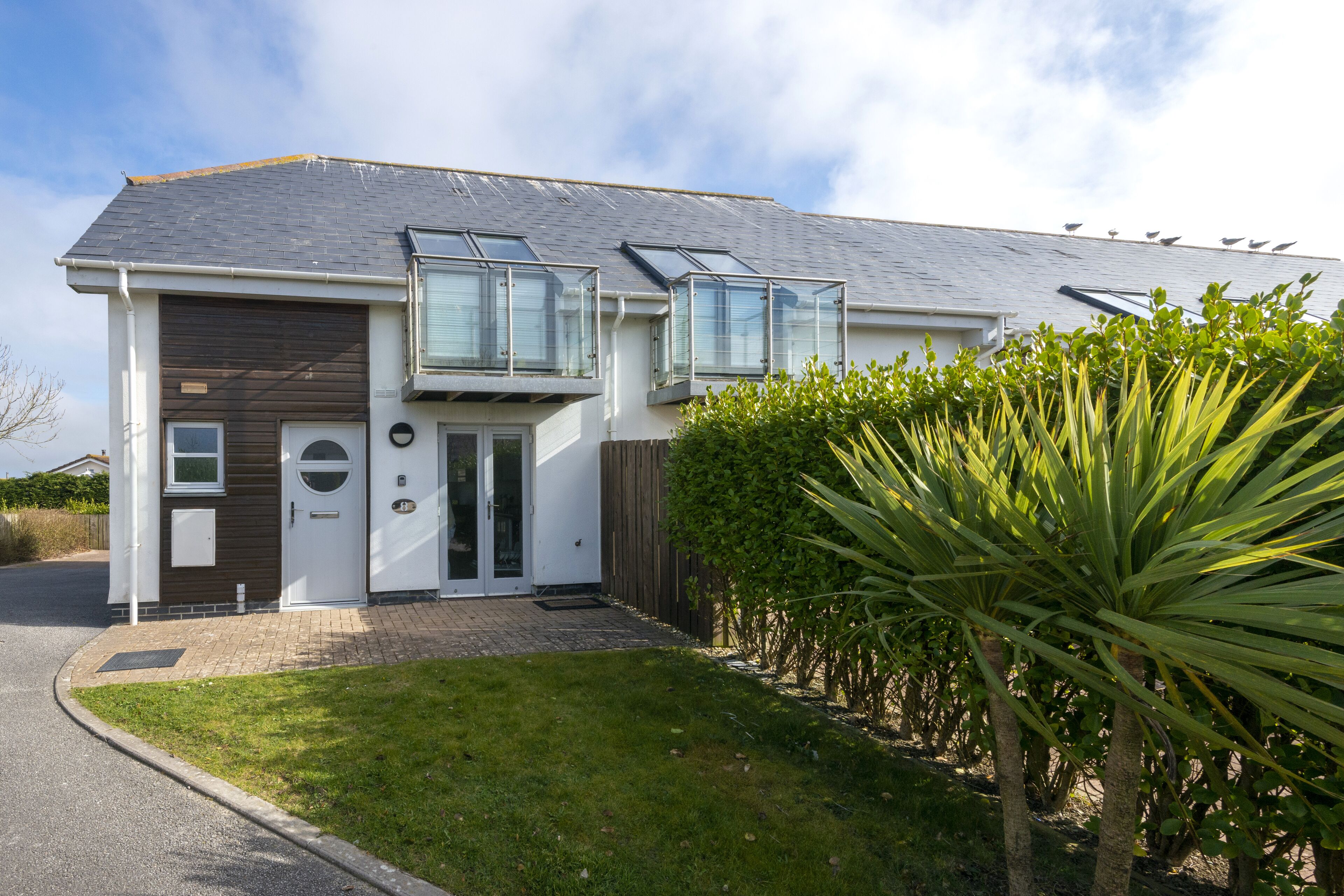 Fassade der Unterkunft