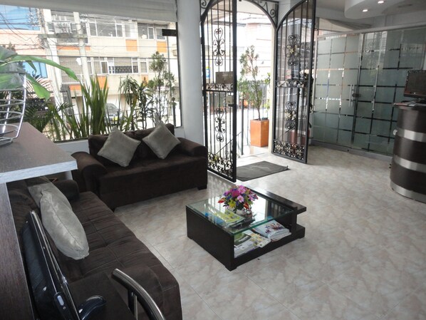 Zona de estar del vestíbulo