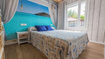 Bungalow Mediterranean Suite | 2 soveværelser, dundyner, individuel indretning, gratis Wi-Fi