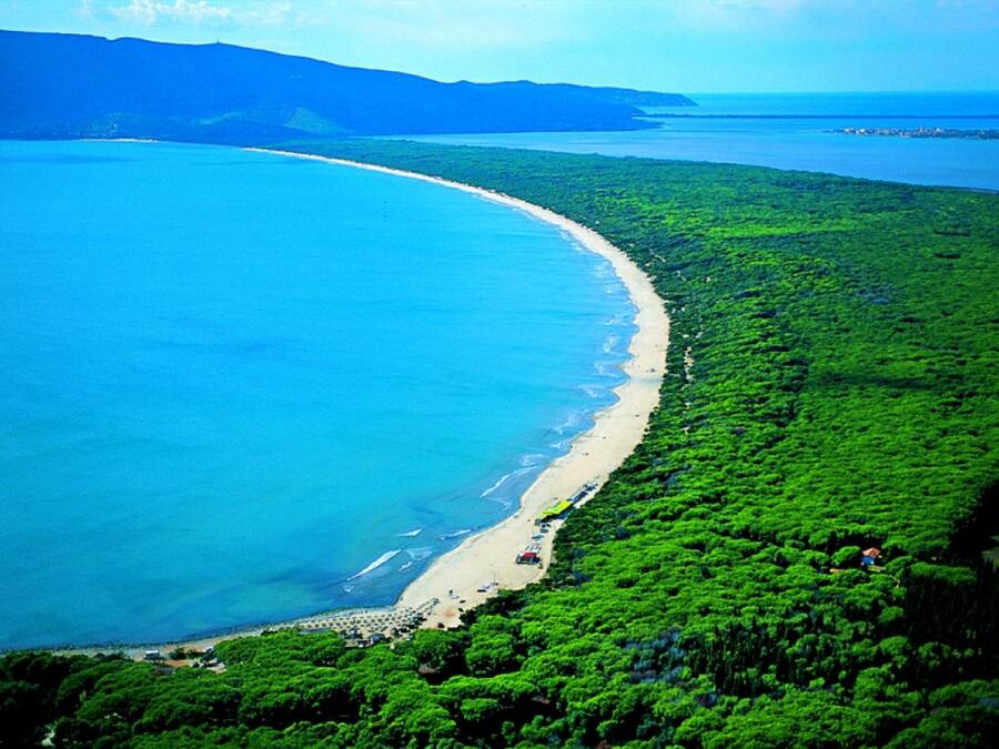 Uitzicht vanuit accommodatie